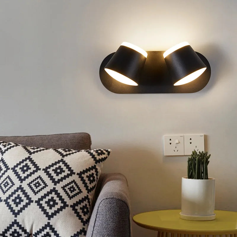 Afralia™ Nordic LED Wall Lamp for Bedroom Study Living Room Indoor Sconce Lighting