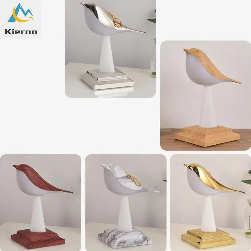 Afralia™ Magpie LED Table Lamp: 24 Colors, Bedroom Study Bedside Desk, Living Room Decoration