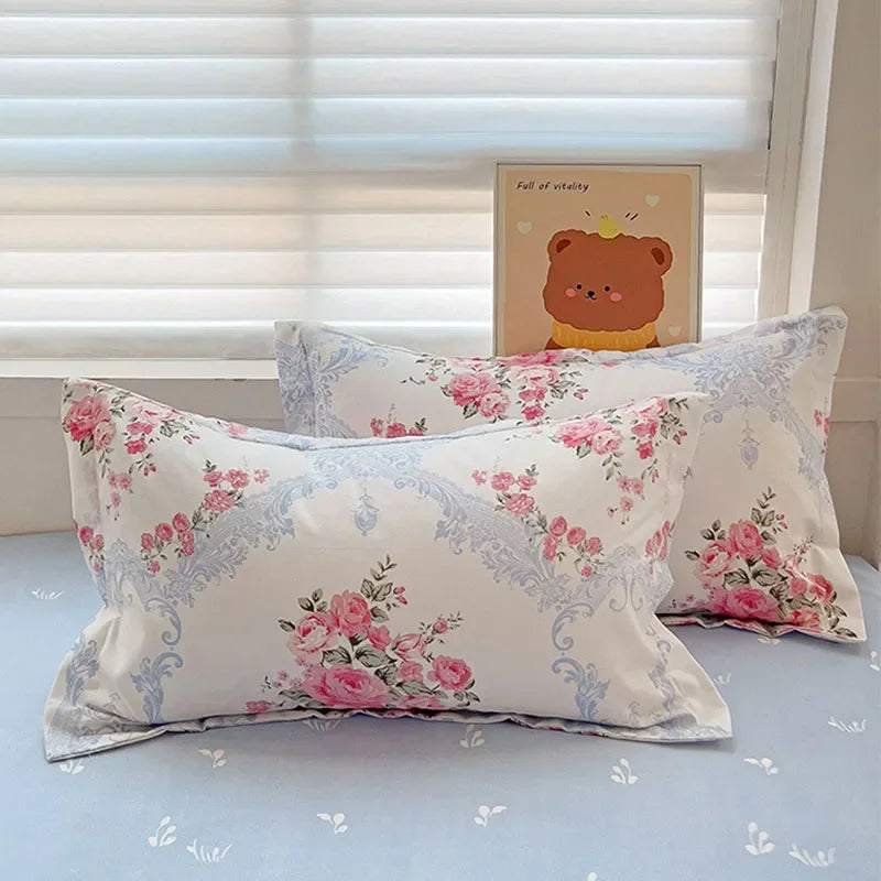 Afralia™ Cotton Printed Bedding Set: Cozy, Breathable, All Seasons Comforter Set