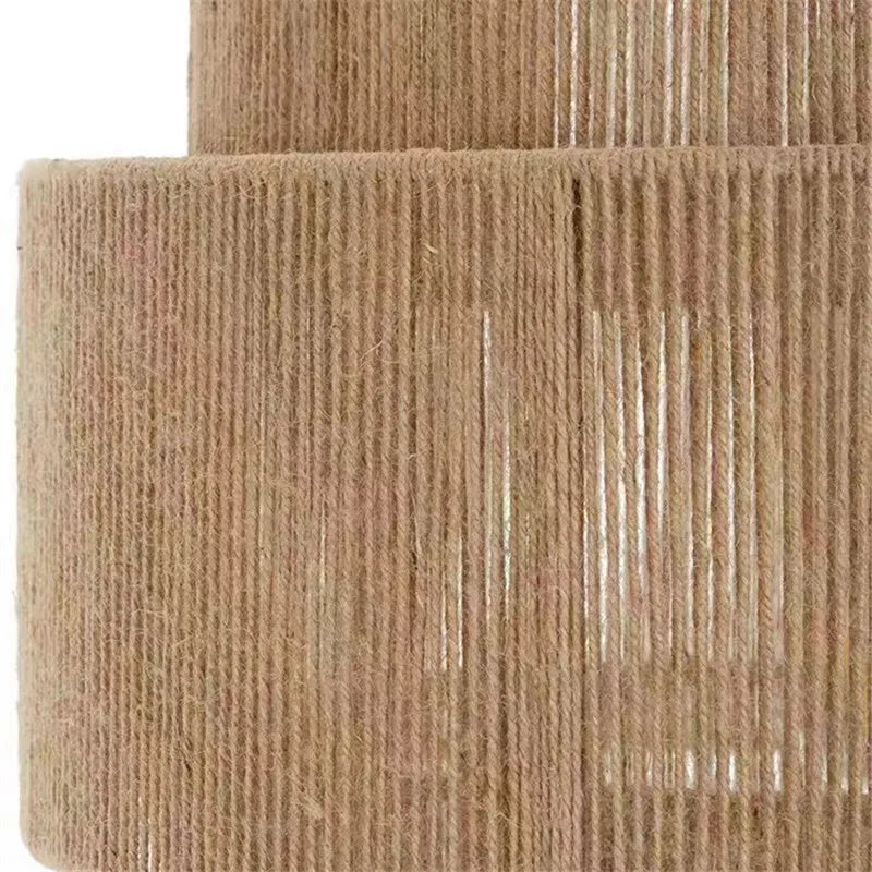 Afralia™ Rattan Pendant Light Handmade Hemp Rope, Japanese Design for Dining Room and Cafe