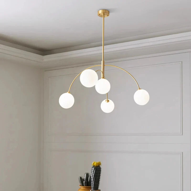 Afralia™ Modern Indoor Pendant Lights Ceiling Chandelier LED Lighting