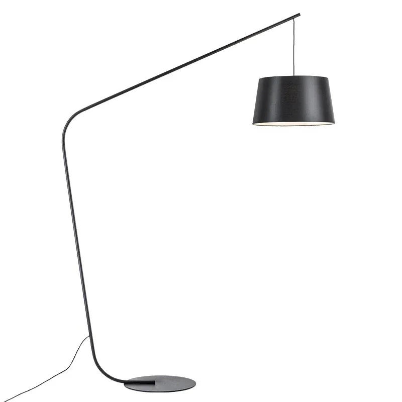 Afralia™ Black LED Floor Lamp for Living Room and Bedroom Decoration