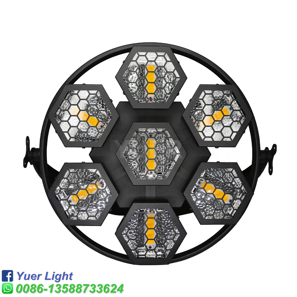 Afralia™ RGB Strobe Wash Sound-Activated Club Light DJ Stage Effect Lighting