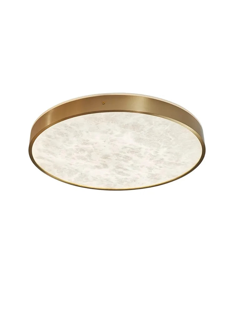 Afralia™ Spanish Marble Ceiling Lights | Thin Design | LED Fixture for Living Room