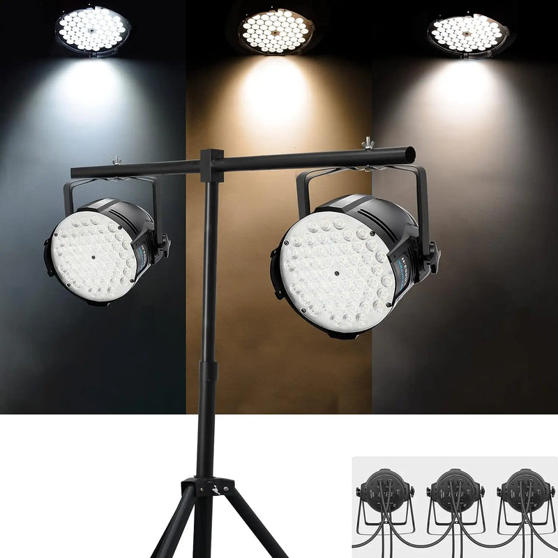 Afralia™ Big Dipper 54*2W Super Bright Stage Light with Stand - Set of 4