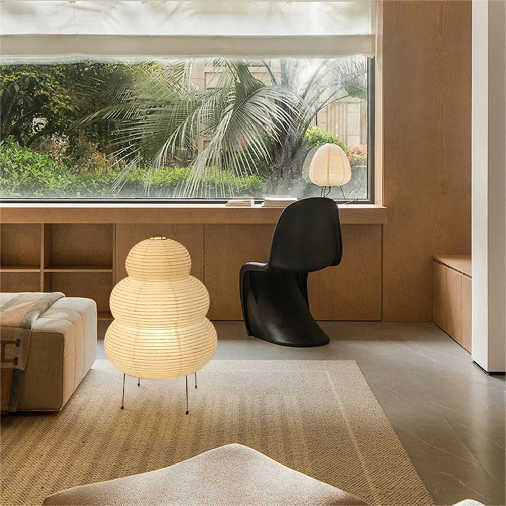 Afralia™ Yong Paper Lamp: Modern Nordic Living Room Floor Lamp for Simple Bedroom Decoration