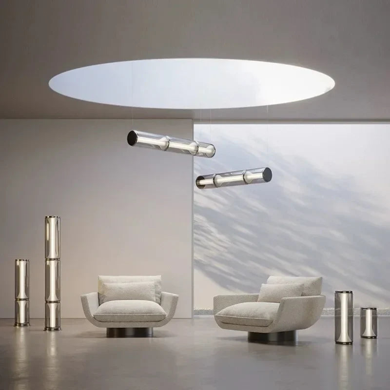 Afralia™ Modern Glass LED Floor Lamp for Home Decoration and Indoor Lighting