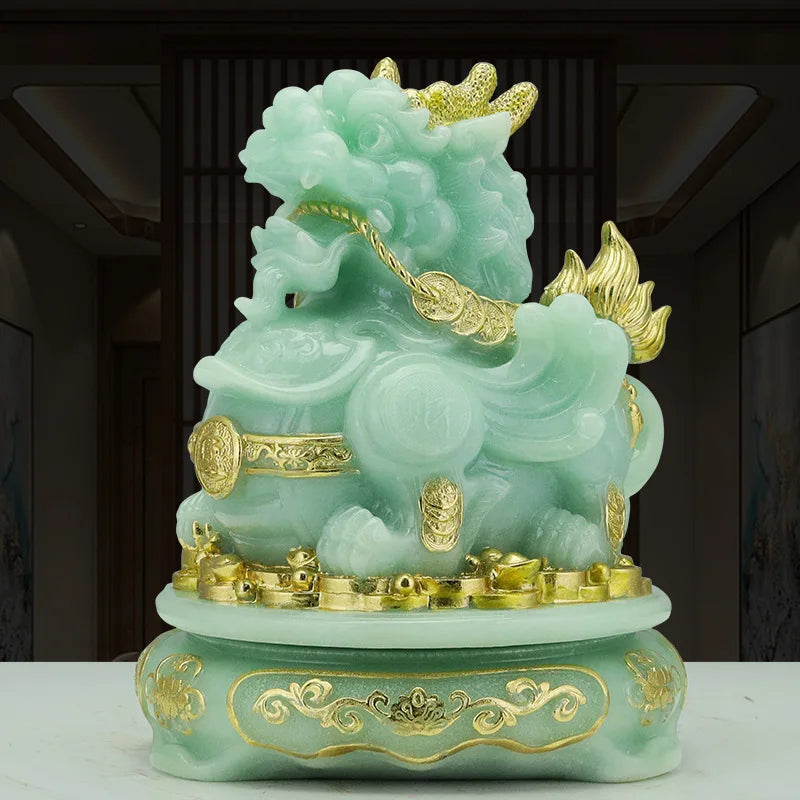 Afralia™ Wealth Toad Brave Ornament: Feng Shui Living Room Decor Gift