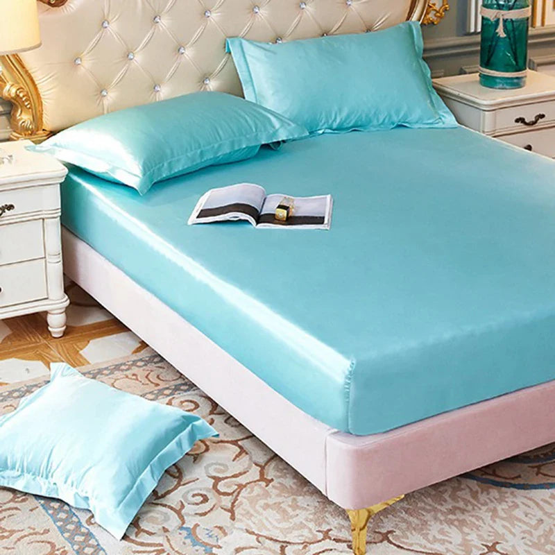 Afralia™ Satin Silk Pillowcase: Smooth & Skin-Friendly Solid Color Cover