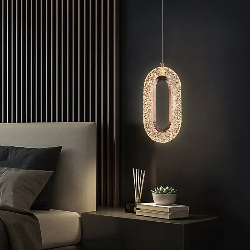 Afralia™ Rotatable Nordic Chandelier: Multi-Styling LED Round Ceiling Pendant Lamp