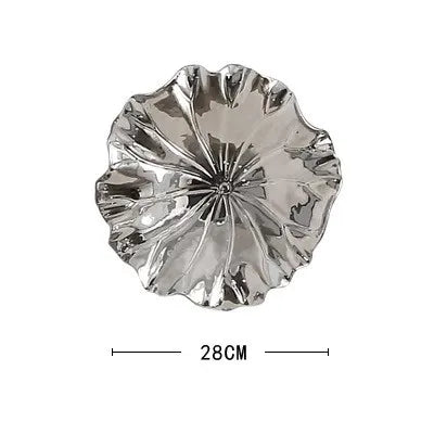 Afralia™ Ceramic Goldfish Lotus Leaf Wall Decoration Set