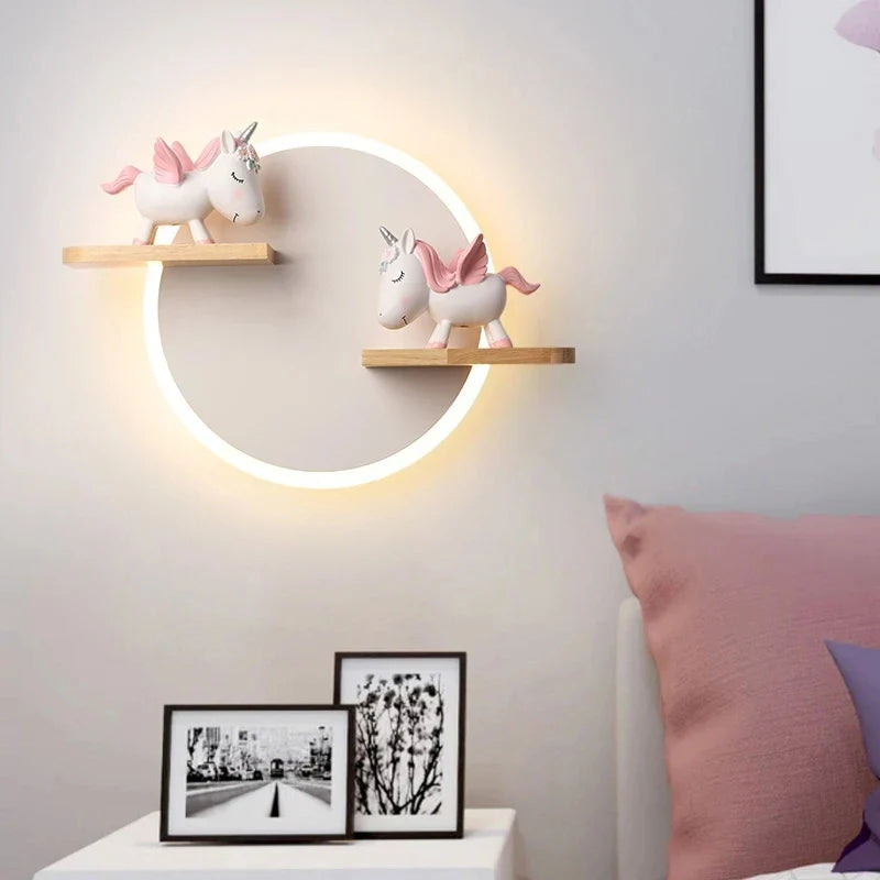 Afralia™ LED Wall Lamp: Modern Nordic Design for Children's Room, Aisle, Bedroom, Living Room