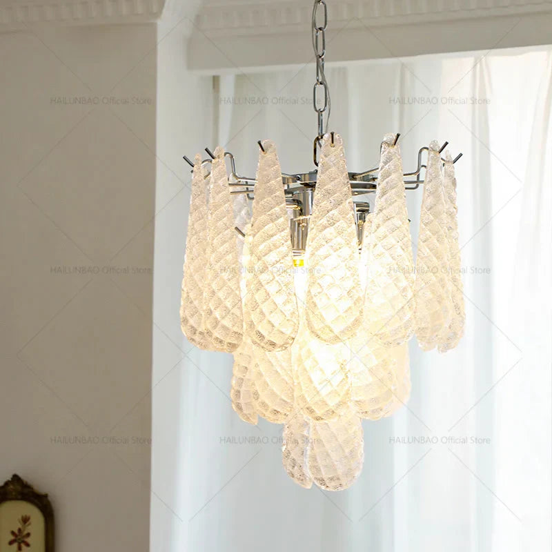 Afralia™ Crystal Glass Chandelier for Living, Dining & Bedroom - Elegant Medieval Art