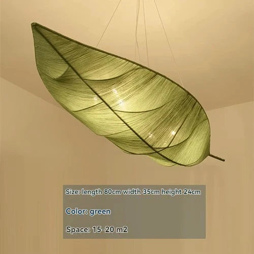 Afralia™ Retro Paper Fabric LED Pendant Light for Bedroom Teahouse Beauty Salon