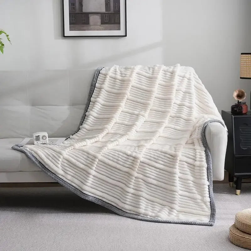 Afralia™ Light Luxury Sofa Blanket: Cozy Warmth for Home, Office, and Bedroom