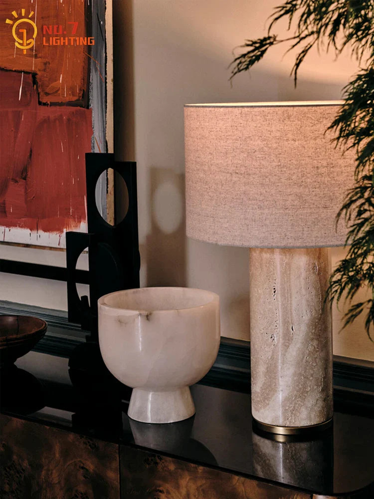 Afralia™ Marble Table Lamp LED E27 Modern Nordic Minimalist Design