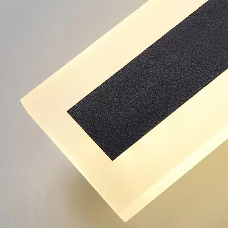 Afralia™ Minimalist LED Wall Lamp in Black Gold White Aluminium for Parlor Bedroom Dining