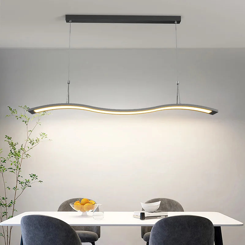 Afralia™ Modern LED Chandeliers for Dining Room & Kitchen Lighting