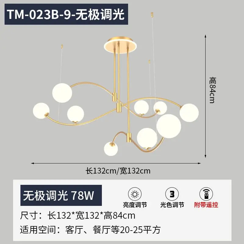 Afralia™ Nordic Modern Pendant Light for Living Room, Dining Room, Bedroom, Front Desk & Bar Counter