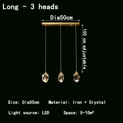 Afralia™ Crystal LED Pendant Lights: Elegant Lighting Solution for Home Decor