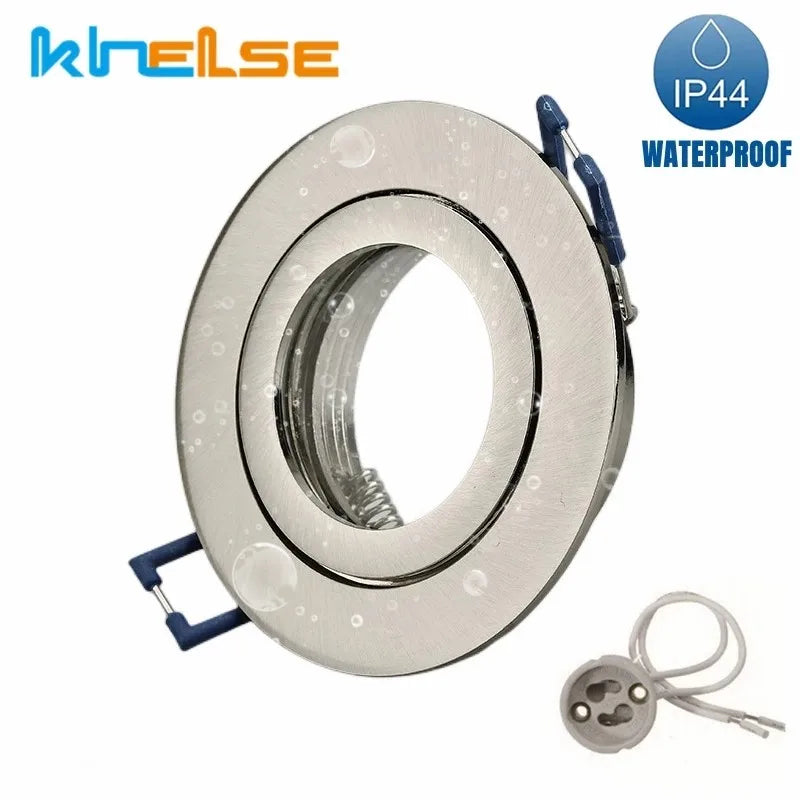 Afralia™ Waterproof LED Downlight Recessed Mount Frame GU10/MR16 Ceiling Lamp Holder