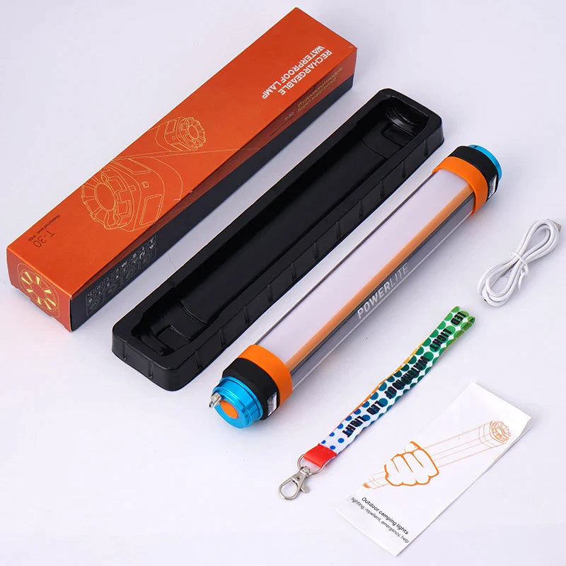 Afralia™ LED Camp Light: Portable, Waterproof, Rechargeable, Magnetic Flashlight