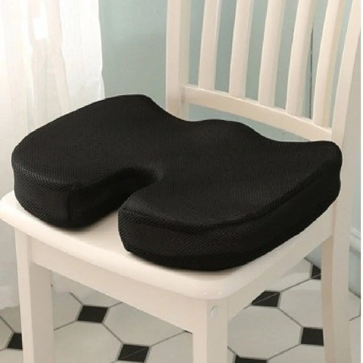 Afralia™ Memory Foam Office Chair Cushion for Hemorrhoids, Ergonomic Design for Comfort and Support