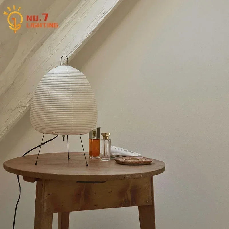 Afralia™ Wabi-sabi Rice Paper LED Floor Lamp for Home Decor and Lighting
