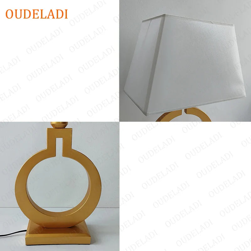 Afralia™ Luxury Gold Table Lamp: Modern Nordic LED Reading Light for Bedroom