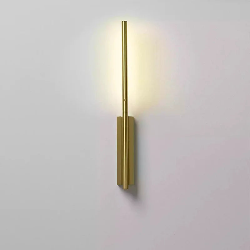 Afralia™ Modern Minimalist Line Wall Lamp for Bedroom Corridor Bathroom Mirror Front