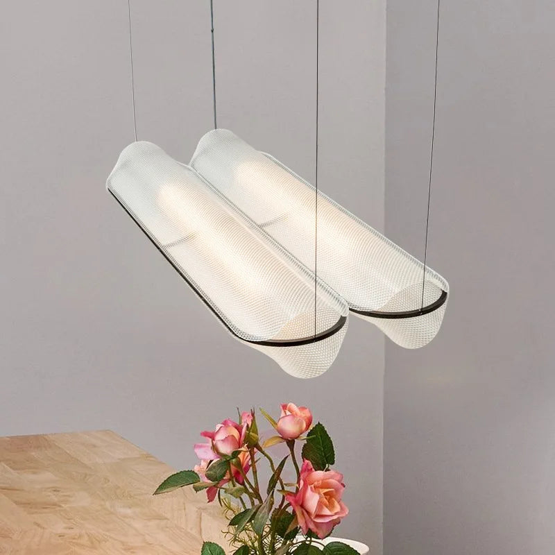 Afralia™ LED Pendant Lamp: Modern Adjustable Warm Cord Light for Home, Office, and Dining Space