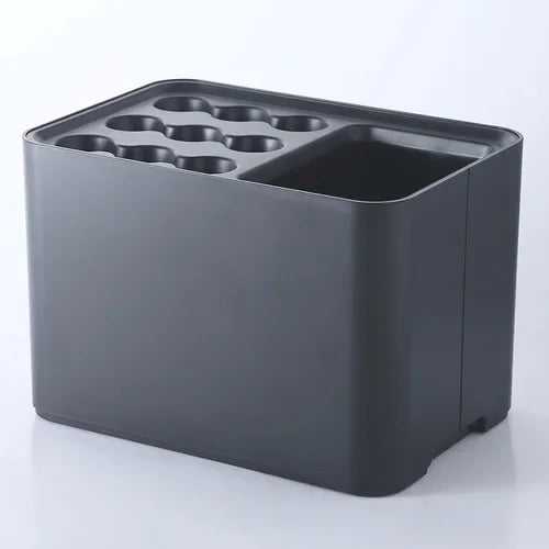 Afralia™ Umbrella Stand Storage Shelf Office Home Nordic Drain Bucket Grey