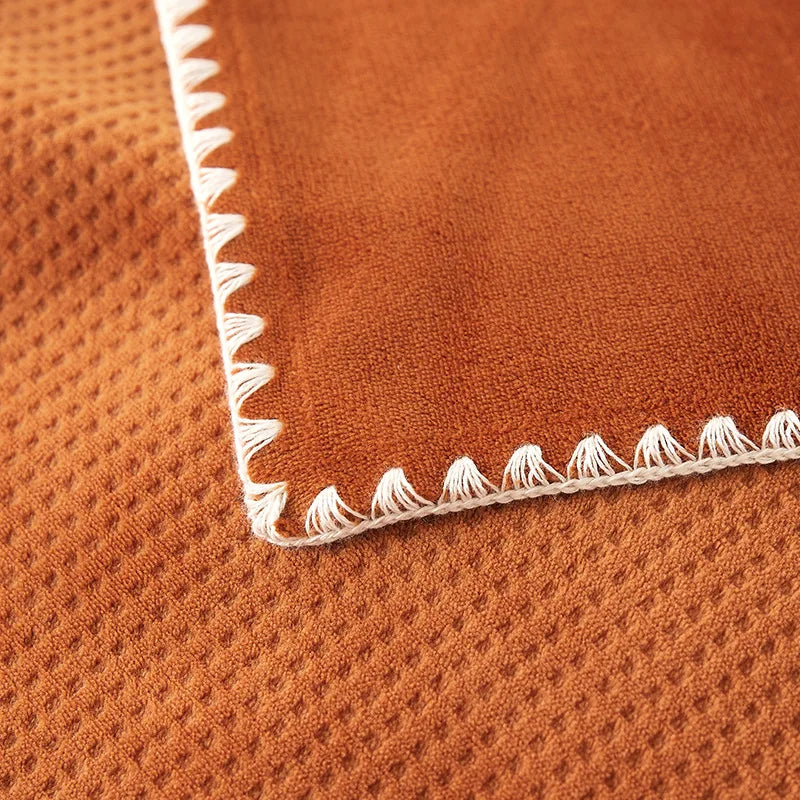 Afralia™ Velvet Blanket: Luxury Solid Color Sofa Cover/Quilt for Home