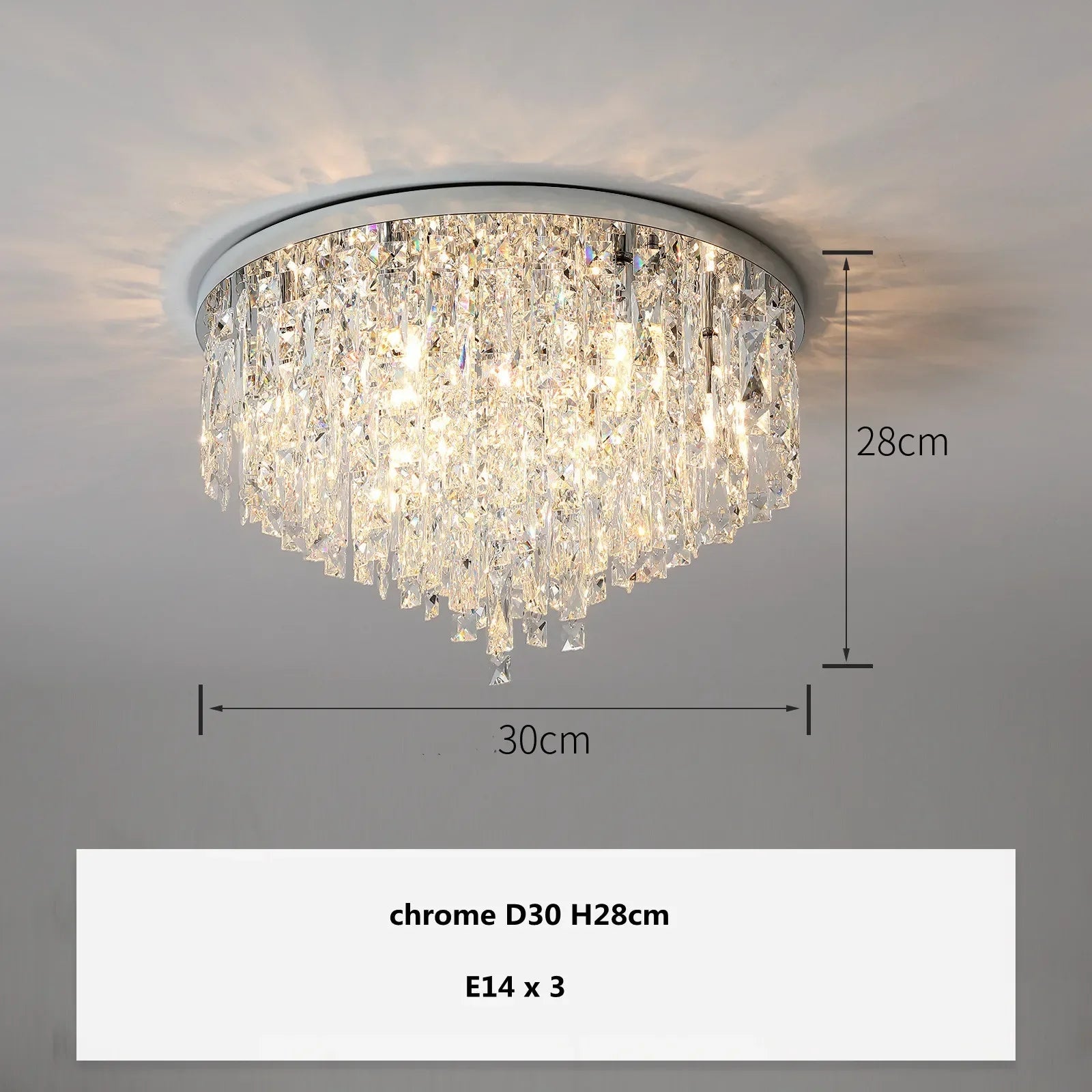Afralia™ Crystal Steel LED Ceiling Chandelier, Modern Art Deco Lighting Fixture