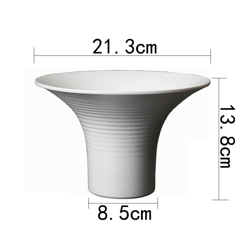 Afralia™ Ceramic Floral Arrangement Flower Pot Planter Vases Plant Accessories