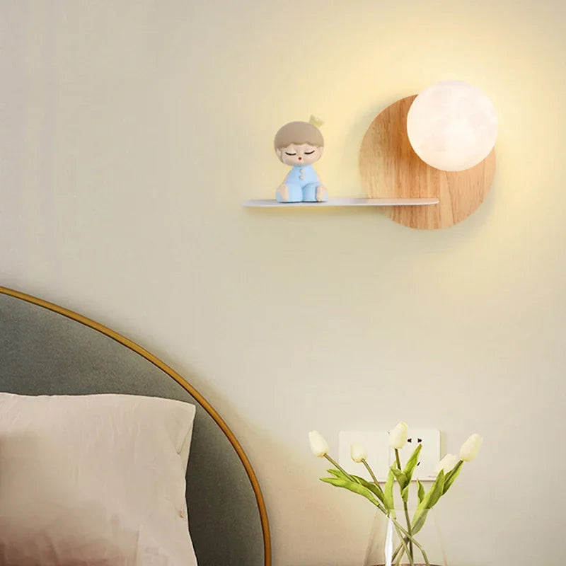 Afralia™ Modern Resin Astronaut Wall Lights: Nordic Style LED Wall Lamp