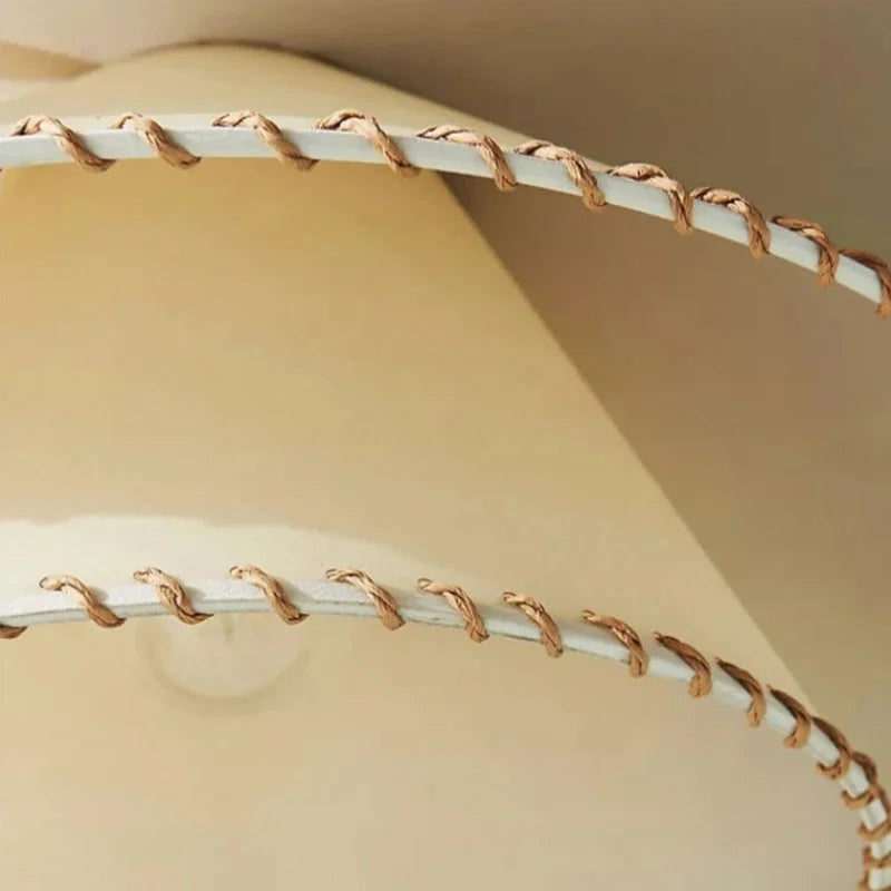 Afralia™ Nordic Parchment Pendant Lights: Minimalist Wabi Sabi Hanging Lamp for Home Decor