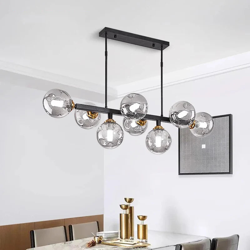 Afralia™ LED Pendant Chandeliers: Modern Indoor Lighting for Living Room and Dining Room