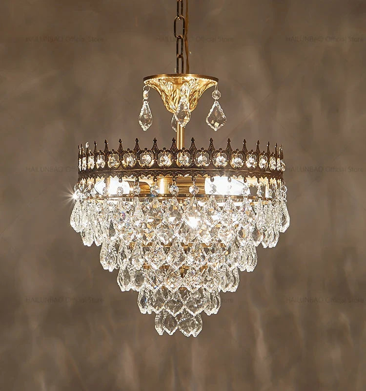 Afralia™ Crystal Chandelier: Modern Luxury Lighting for Dining, Bedroom, and Living Room