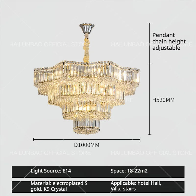 Afralia™ Crystal Livingroom Chandelier: Modern Luxury for Dining Room, Bedroom, and Hall