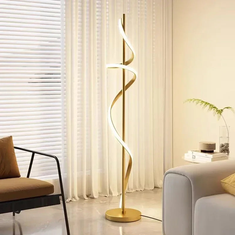 Afralia™ Revolve LED Floor Lamp for Luxury Home Decor
