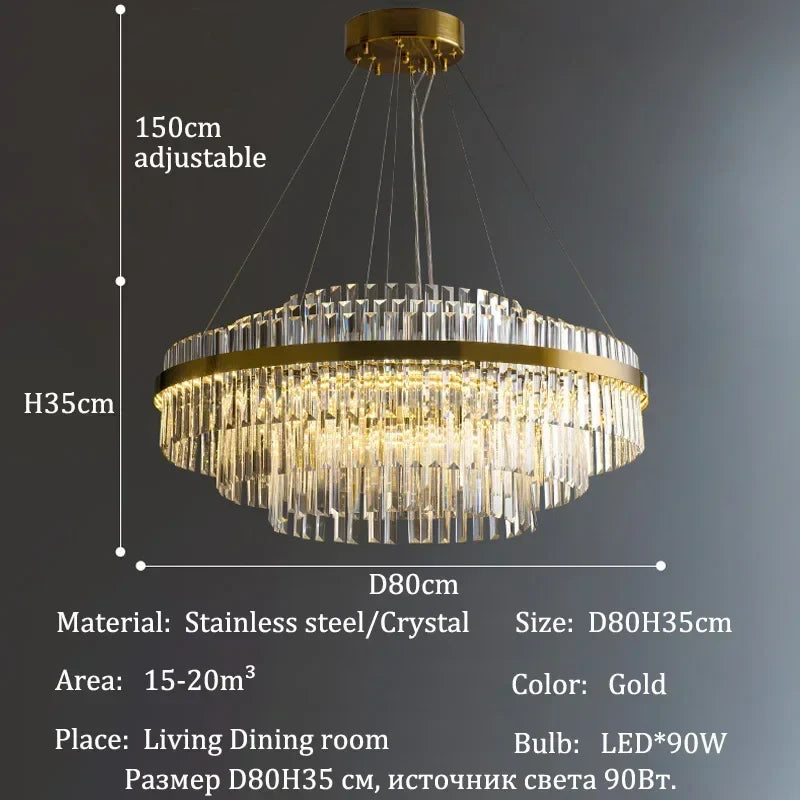 Afralia™ Crystal Chandeliers: Modern Luxury for Home Decor and Illuminating Spaces
