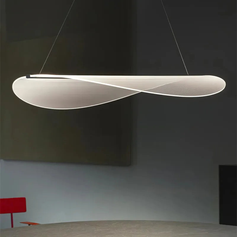 Afralia™ Petal Pendant Lamp: Nordic Leaf Acrylic Light for Living and Dining Spaces