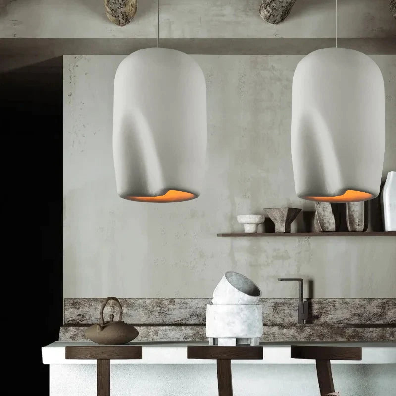 Afralia™ Nordic Wabi-Sabi Art LED Chandelier for Home Decor & Restaurant Lighting