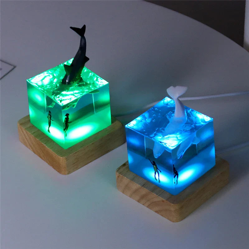 Afralia™ Ocean Whale Humpback Night Light - Creative Home Decor LED Lamp