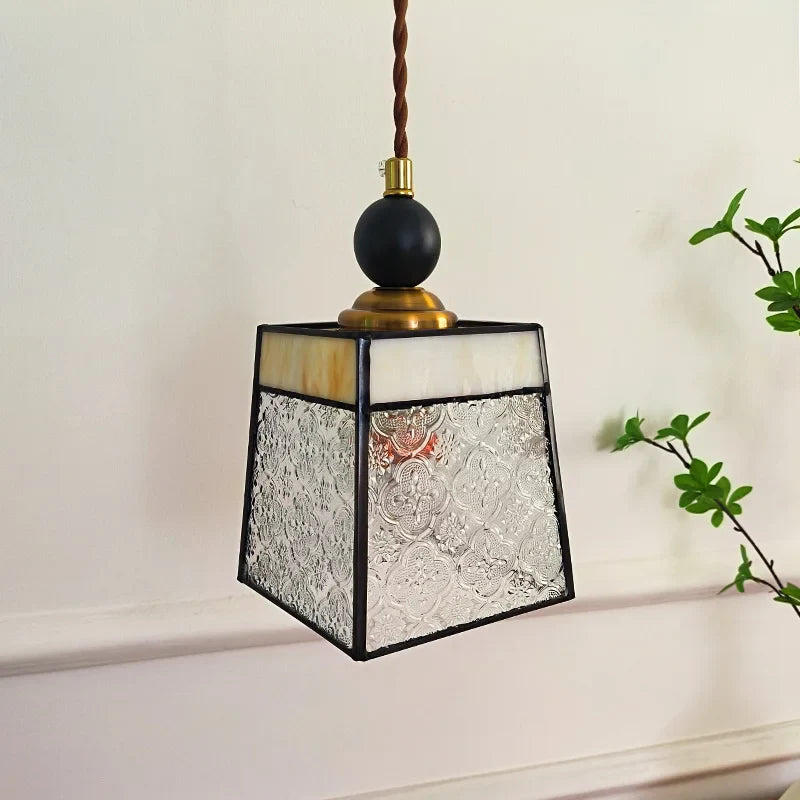 Afralia™ Clear Glass LED Pendant Light Bar Dining Room Decor Hang Lamp Luminaire