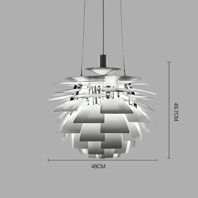 Afralia™ Pinecone LED Pendant Light for Contemporary Décor in Living Room, Bedroom & Cafe