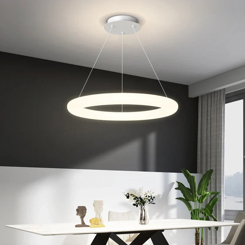 Afralia™ Nordic Metal Smart LED Dimmable Ceiling Light for Bedroom