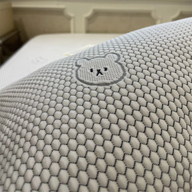 Afralia™ Cooling Ice Bean Sheet Set: Breathable Rayon Mat & Pillowcases for Summer Bed