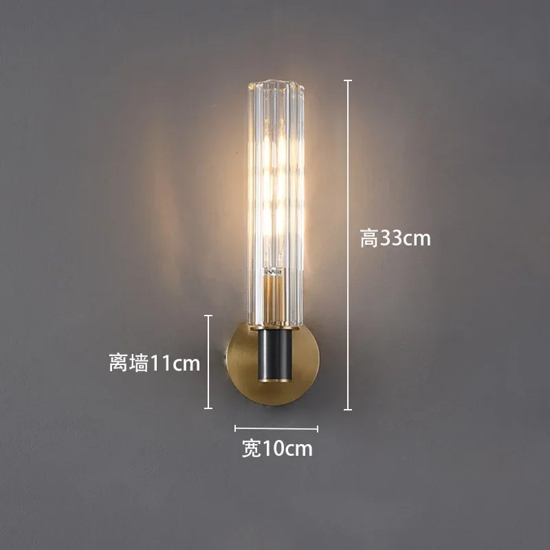 Afralia™ Luxury Copper Moon Wall Light - Decorative LED Wall Lamp for Home Bedroom